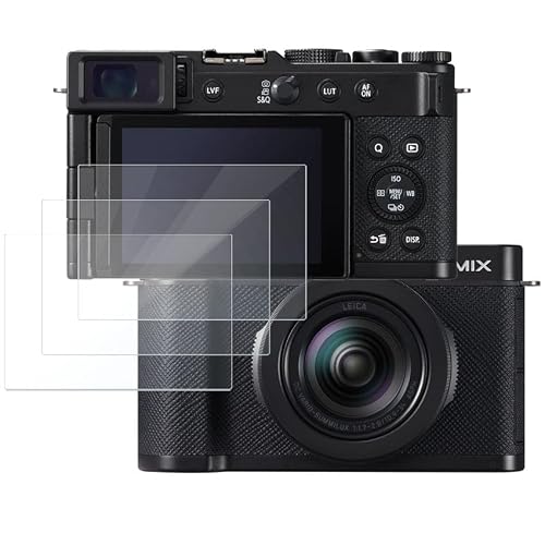 Futanwei Panasonic LUMIX L10�p�X�N���[���v���e�N�^�[ - [3���p�b�N] HD�����K���X�t�B���� [�w��h�~] [���h�~] [�C�A�Ȃ�] Panasonic LUMIX L10�f�W�^���J����(DC-L10T)�Ή�