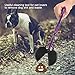 JOROBURO Dog Waste Remover, Pickup Feces Tools Artifact, Pet Dog Poop Scooper Animals Puppies Waste Remover Picking Up Clip with Spring Design and Long Handle Pooper Scoop Stable Jaw