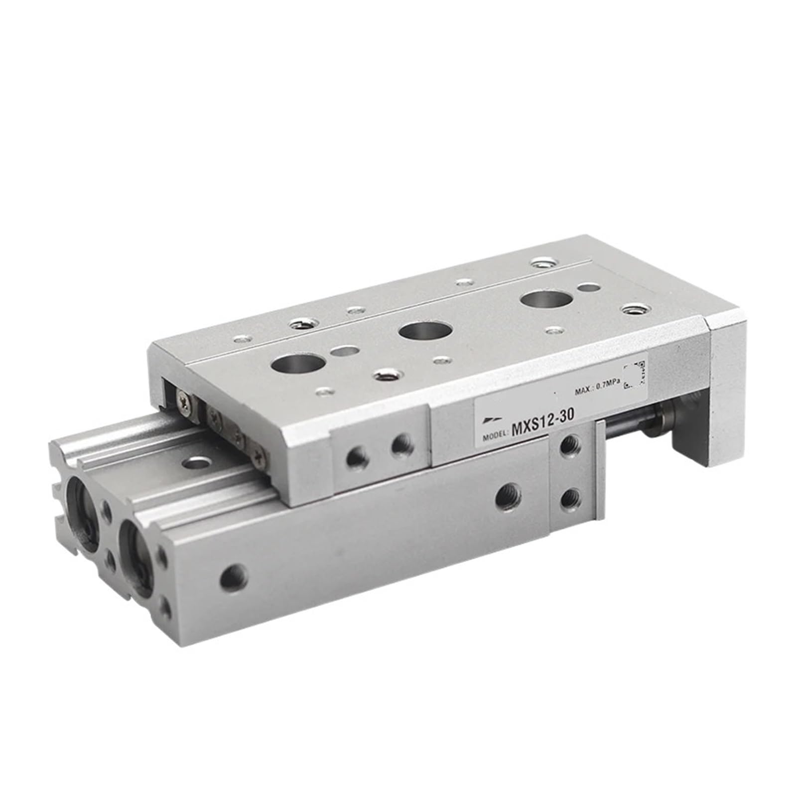 Cylindre de guidage coulissant pneumatique HLQ8LX75S pour guidage de précision