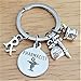 Kit's Kiss Pharmacist Keychain, RX Pharmacy Keychain, Silver