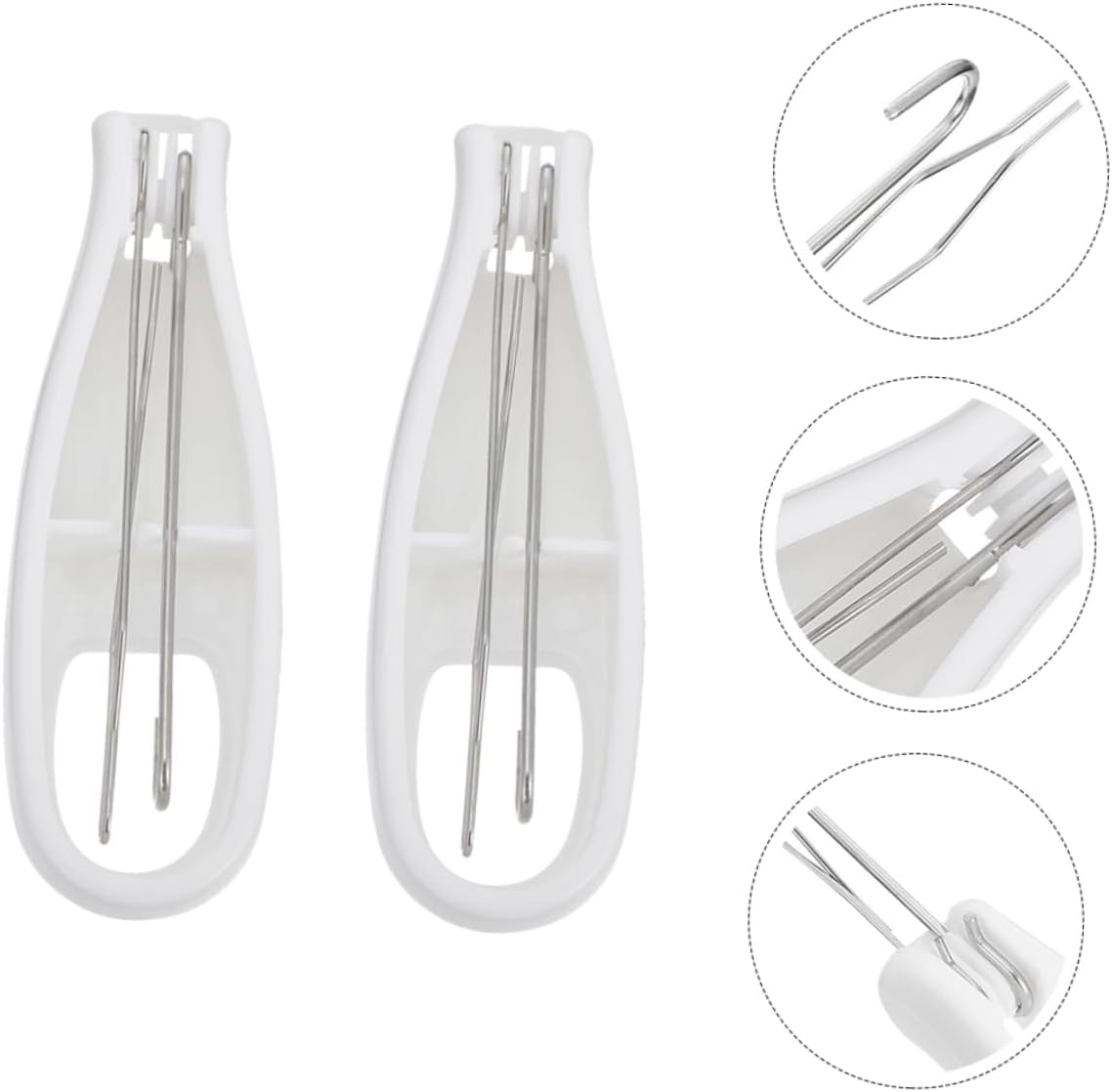 2pcs Zipper Pulling Tool for Easy Dressing Smooth Button Assist Device for Elderly Disabled Lightweight Dressing Helper Accessory