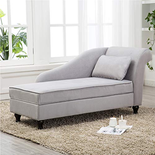 Modern Chaise Lounge Open Fold Spa Sofa Long Lounger for Bedroom, Office, Living