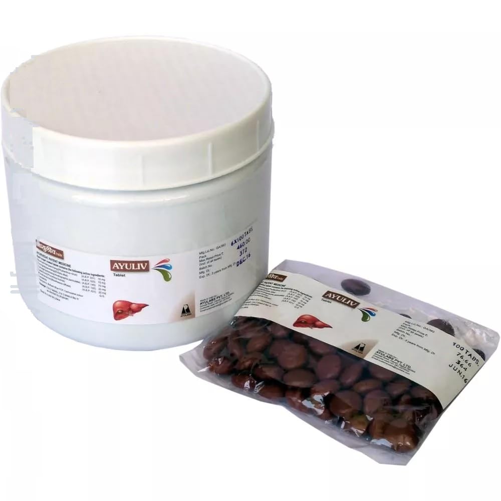 Ayulabs Ayuliv Tablets | Pack of 500 tab | Useful For Hepatic Disorder