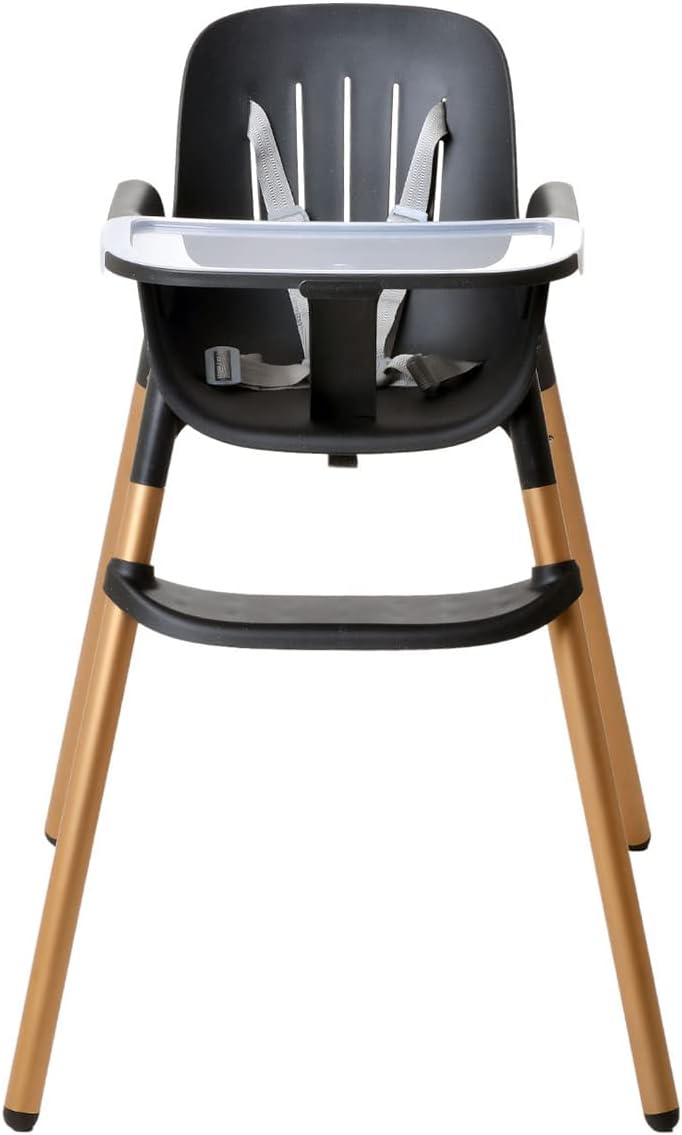 Imagem frontal da cadeira com fundo branco.