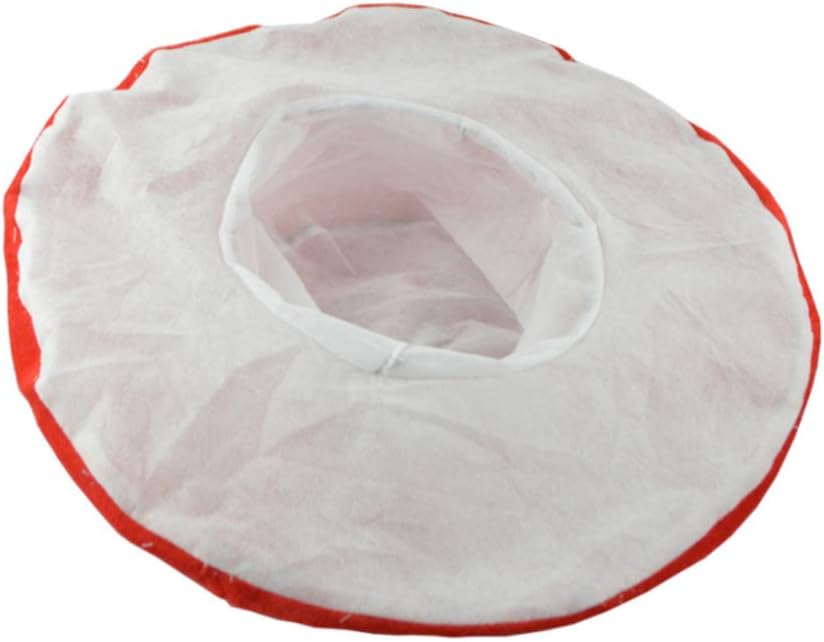 Mushroom Hat, 40x40cm Red Mushroom Cosplay Hat Mushroom Hat Decor Kids Mushroom Hat Mushroom Costume for Party, Christmas, Photo Props