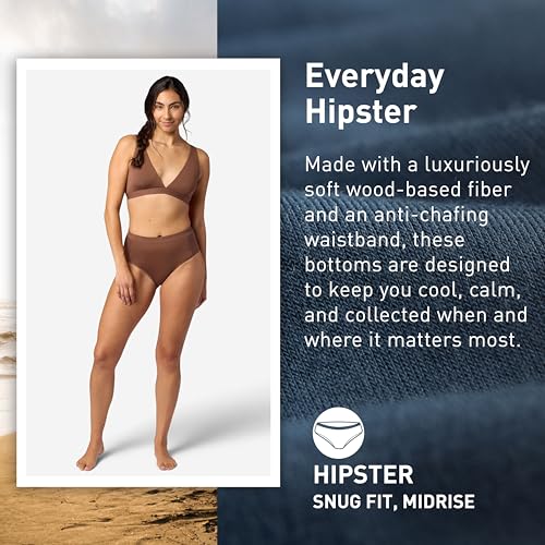 Image of ExOfficio Women's Everyday Hipster - Lightweight Knit Jersey Travel Underwear