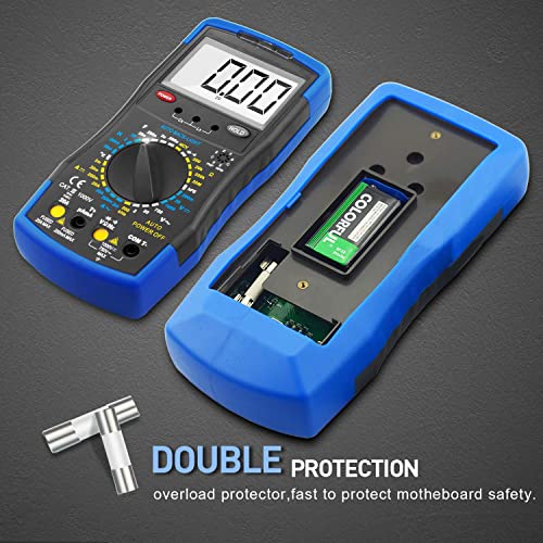 Annmeter An-770 Multimeter - 20H Induction Tester, Ac/Dc Voltage Current Resistance Capacitance Frequency Meter, W/ Continuity Temp Measurement, Auto Backlight #TOP6
