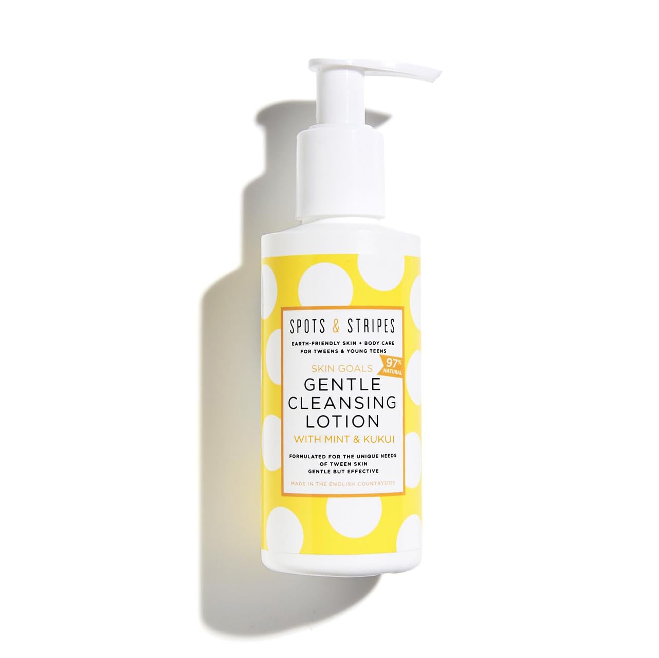 Spots & Stripes - Skin Goals Gentle Cleansing Lotion for Girls, the Perfect Starter Face Wash for Teen and Young Skin, Super-Gentle, Combats Blemishes (150ml)