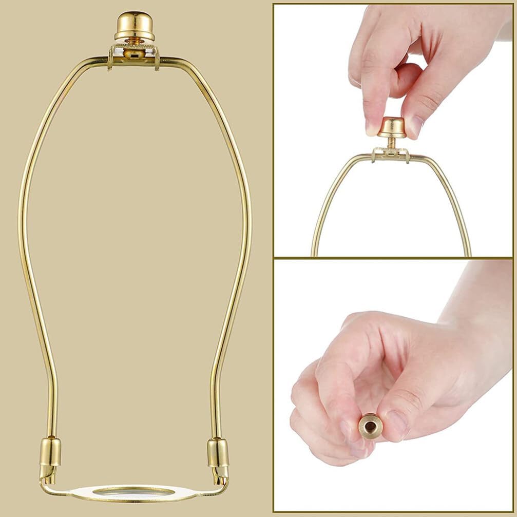 Pcs Horn Frame Decorative Hat Black Trim Plastic Stand Metal Decor Lamp Finial Replacement Light Screw Caps Lamp Shade Finial Chic Light Knob Lampshade Holder Harp