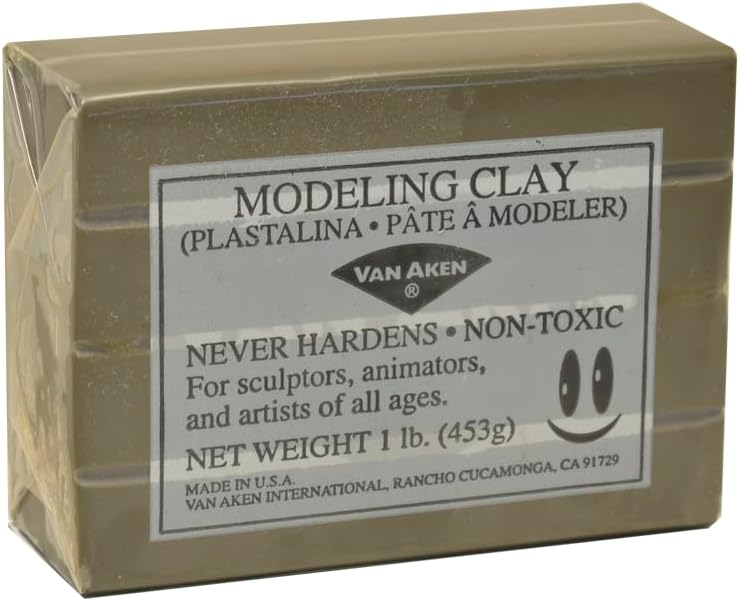 CEC VanAken Clay Tone Plastarina (1 lb), Brown