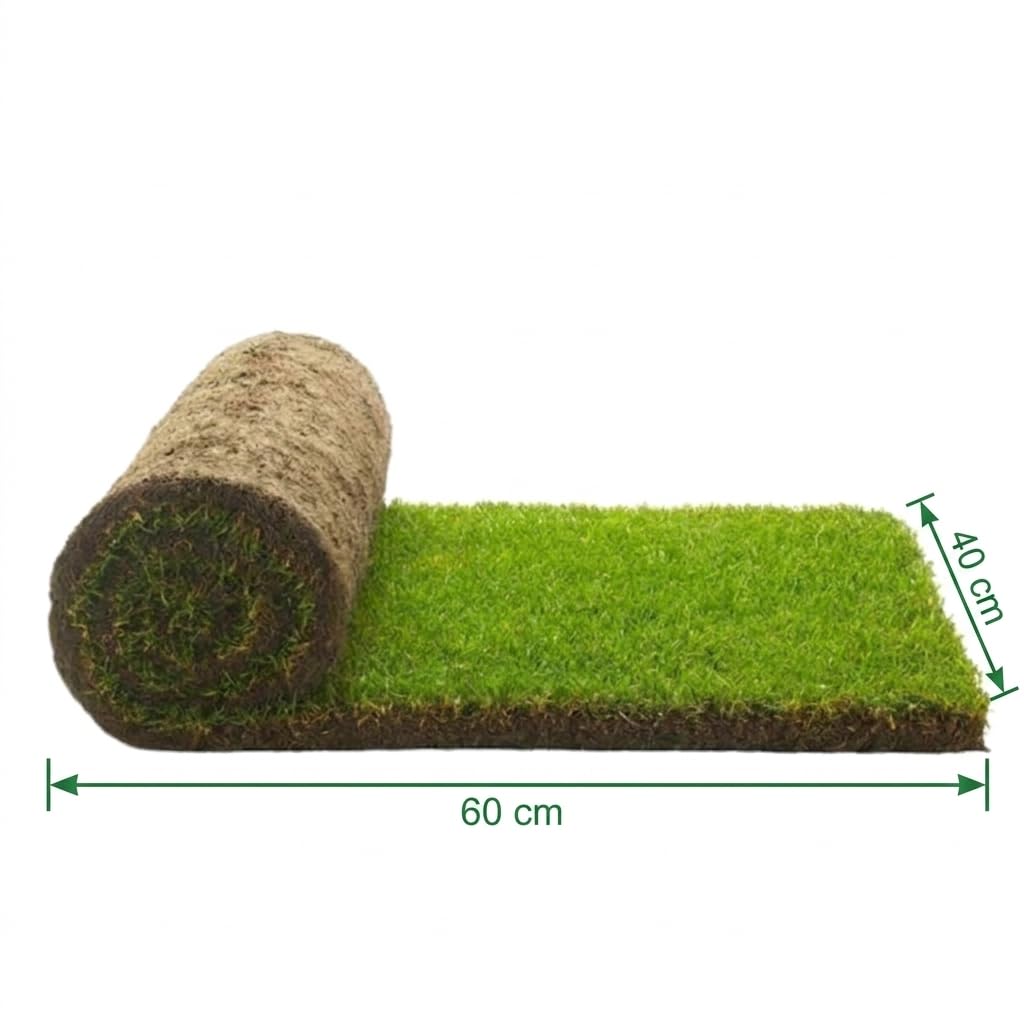 Ricarica Zolla in Vera Erba per Cani – Compatibile con Qualsiasi Vassoio 60x40, Lettiera Naturale per Training Cucciolo e Cani in Appartamento