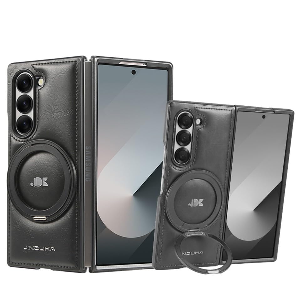 Étui pour Samsung Galaxy Z Fold 5 en cuir idéal pour le bureau