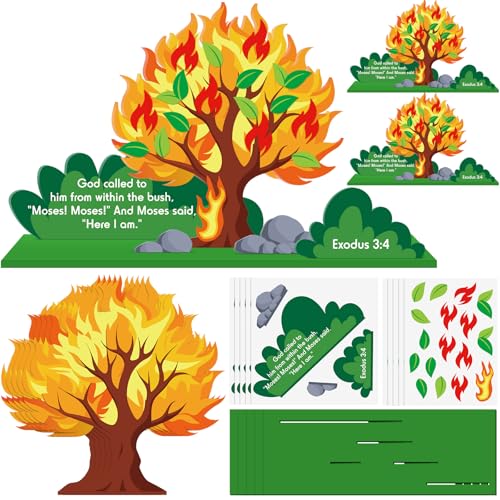 Soulchen 24 Set 3D Burning Bush Stand-up Craft Kit for