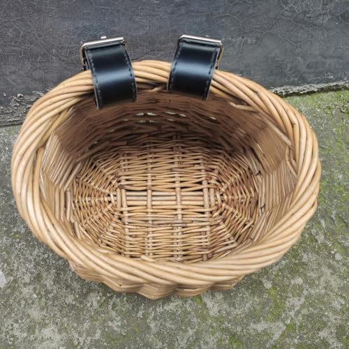 Panier en rotin pour vélo solution pour transporter jouets et goûter
