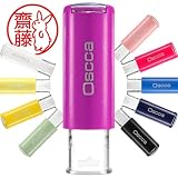 はんこ祭り うさじるし (ディープピンク) オスカ Oscca ネーム印 認印 印鑑 はんこ キャップレス回転ネーム印 スタンプ ハンコ うさぎ