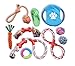 Team Howard 10 Pack Dog Toys – Dog Rope Toys – Best Chew Toys for Teething Puppy – Teething Toy for Small, Medium, & Large Dogs – Super Durable Rope Chew Toys with Cotton Ball