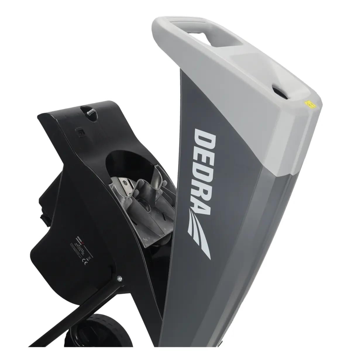 Trituradora eléctrica de plantas DEDRA 2500 W, diámetro de corte 45 mm, velocidad 0-2950 rpm, bolsa de recogida 65 L, trituradora de ramas para jardín y mantenimiento de residuos verdes