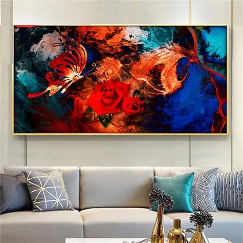 Diamond Painting Papillon Rose 5D pour Sublimer votre Salon en 60x180cm