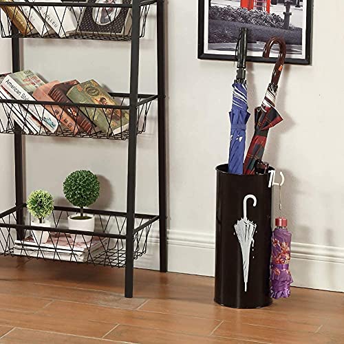 Paragüero moderno de metal para decorar la entrada del pasillo de forma limpia y creativa 5