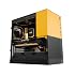 Geometric Future M4 King Arthur Black mid/Mini Tower, E-ATX/ATX Gaming Case, Glass/ 1.2mm Steel, Vertical Air Tunnel Design, Type C, 360/240 Radiator, Vertical GPU Mount, GEO-M4-KAB(PC Case ONLY)