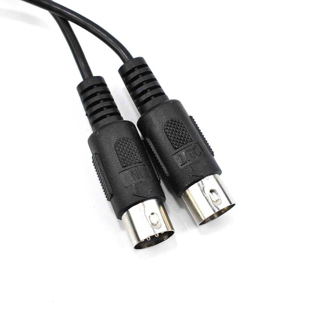 kabel MIDI do USB-C/kabel USB-A interfejs kabla USB MIDI 5-stykowy konwerter linii MIDI do USB kabel USB MIDI konwerter do adaptera klawiatury muzycznej (MTU-12)