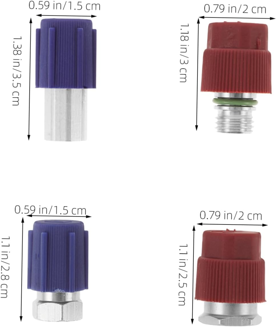 Automotive Adapter Kit High/Low Pressure Conversion to R134a Fitting Set