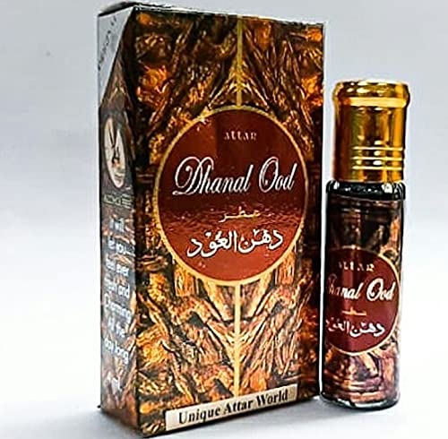 Dahnul oudh attar | Unique attar world Concentrated perfume | (4ml Alcohol free attar for men)