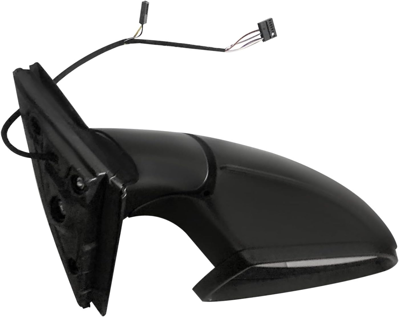 Power Mirror With Blind Spot Detection, Power Heated Compatible With Volkswagen Jetta 2019-2023 Replaces#17A857507AK9B9 (WHITE, Left Driver Side)