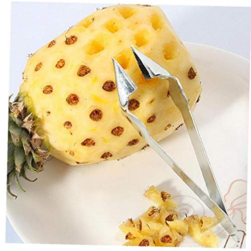 Semilla práctica Acero Inoxidable Cortador de piña piña pelador de Ojos removedor acortar Las Herramientas de la Cocina del hogar Cover