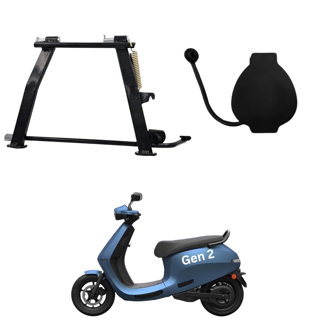 APPSTERSuitable for Ola S1 Pro Gen 2 Scooter Combo of Charger Socket and Center Stand (Only for 2nd Ganeration) (Socket + Stand)