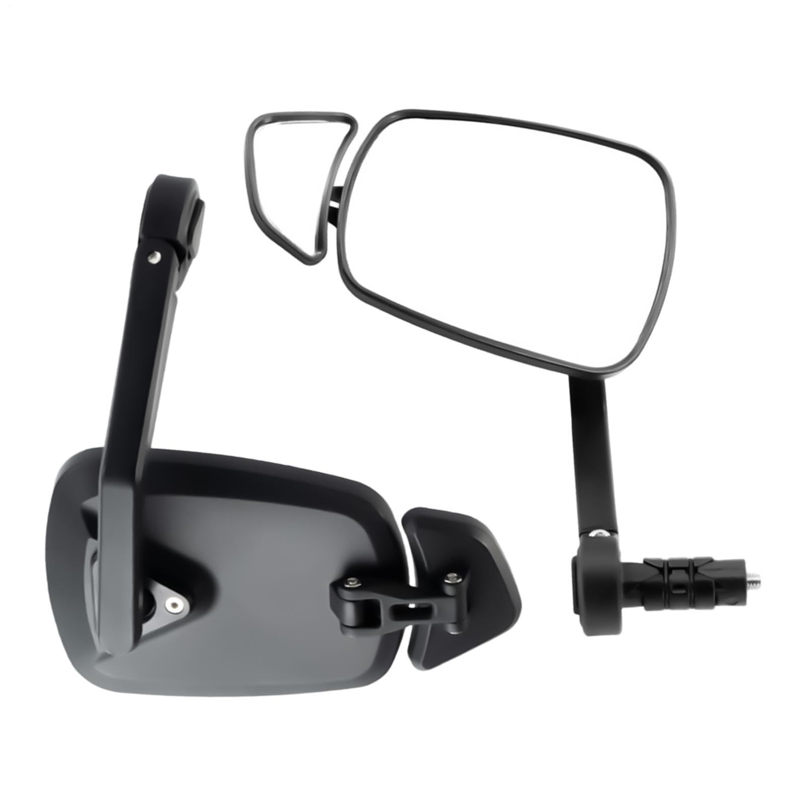 Rétroviseur de vélo à montage sur guidon Grand angle, lentille | Rétroviseur arrière pour guidon pour extérieur, trajets, cyclisme, route, moto, VTT, trottinette,