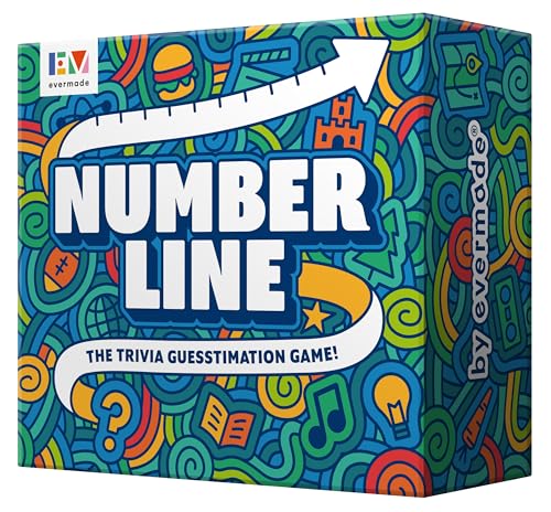 Evermade Number Line – The Trivia Party Game for Adults,