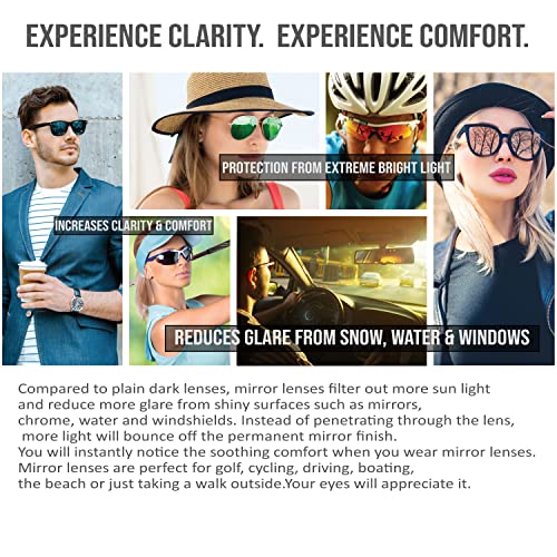 Image of proSPORT Oversize Round Big Circle Sunglass Men Women Metal Frame