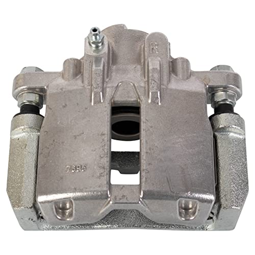 Image of TRQ Rear Brake Caliper Set Zinc Coated Brackets Compatible with 2003-2007 Cadillac CTS 2005-2011 Cadillac STS