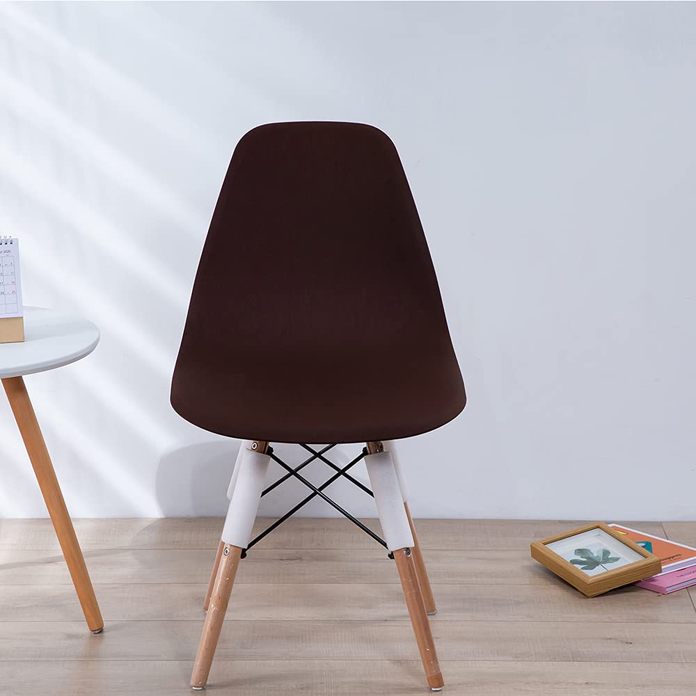 Housse de Chaise scandinave Extensible Housses Chaise de Salle à Manger 4 pièces Couvre Chaise scandinave pour Salon Cuisine