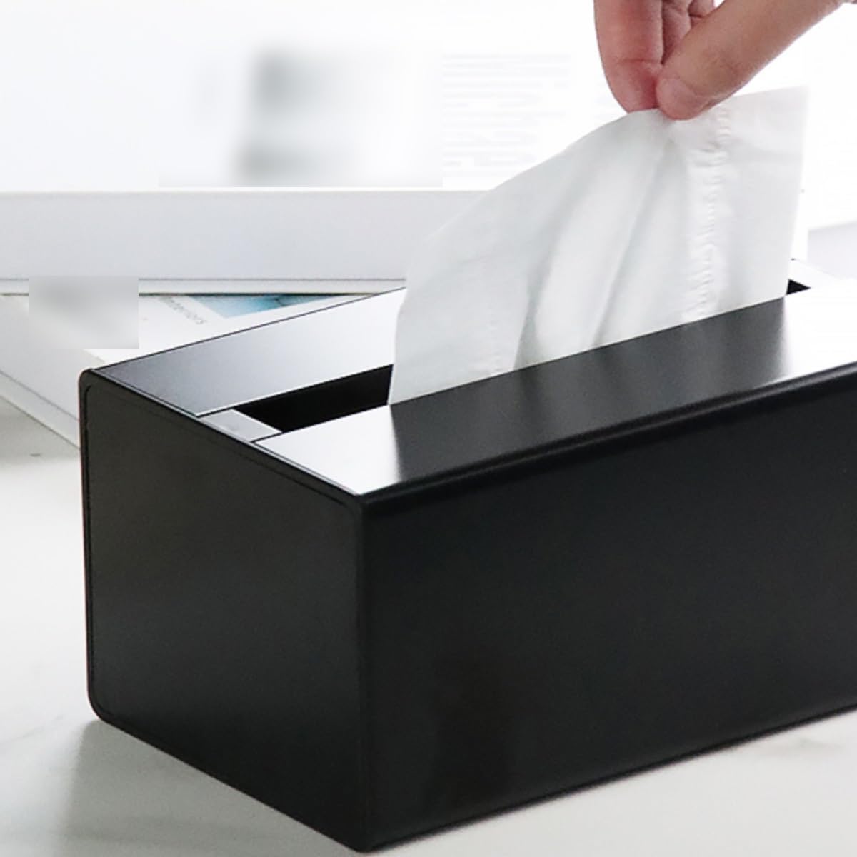 Pudełko na papier do salonu, stolik kawowy, prosty i nowoczesny