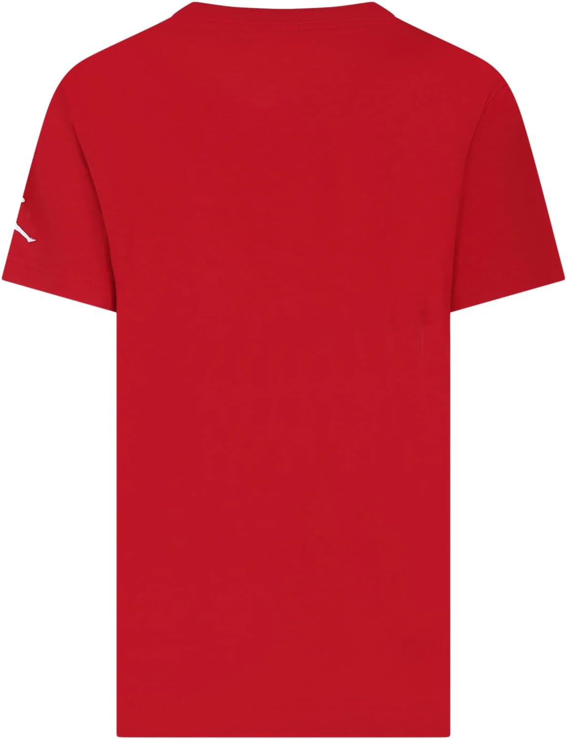 Jordan Practice Flight Short Sleeve T-Shirt Boys Size Large and X-Large Color Gym Red, White, and Black (as1, Alpha, x_l, Regular)