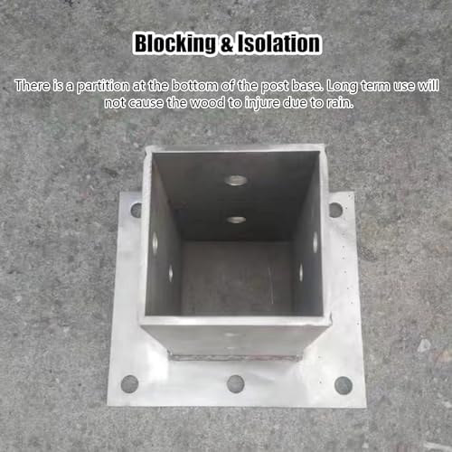 Soportes de metal robustos que solucionan postes inestables 3