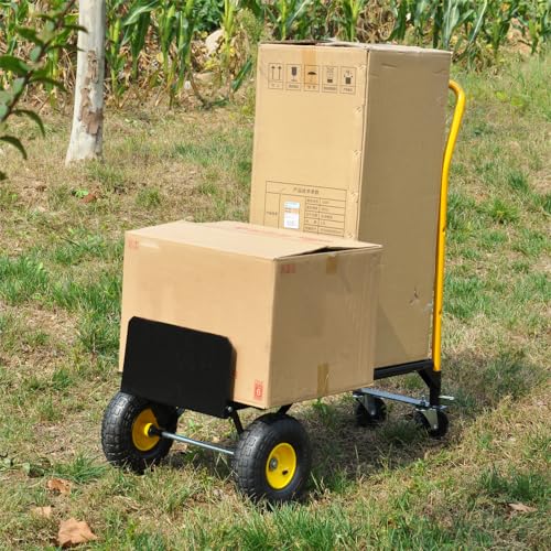 Carretilla de mano robusta 330 lb con neumáticos inflables miniatura 6