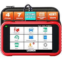 LAUNCH CRP123E V3.0 OBD2 Diagnosegerät Auto Auslesegerät Kfz-Codeleser für Motor,ABS,SRS, Automatik Getriebe,7 Resets:ABS-Blutung/Öl/SAS/Throttle/DPF/EPB/Battery Reset,lebenslanges Upgrade,CAN FD&DOIP – Ansicht 1