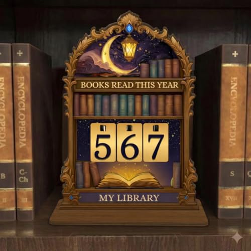 7 Books Read This Year Counter Book Lovers Gifts for Women Readers Books I Have Read This Year Sign Bookworm Gift Fantasy Reader Gifts Reading Accessories Tracker Sign Book Club Gifts Ideas