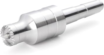 Record Power Coronet Falcon 22mm 7/8" Multi-Tooth Sprung Point Live Center Retracting Pin Prevents Splitting, Reduces Vibration, Ideal for Delicate, Small, and Laminated Woodturning Projects