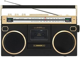 ORION(オリオン) ラジカセ ステレオラジオカセット Bluetooth機能搭載 SCR-B7A ブルートゥース オーディオ カセットデッキ カセットテープデジタル化 アンプ コンポ AM FM USB MP3 再生 録音 マイク内蔵 コー...