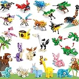 Uiqozok Party Favors for Kids Building Set, 24 Packs Models Building Blocks Toy, Classroom Prizes Goodie Bag Stuffers, Birthday Gift for Boys Girls Ages 6+