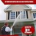 Full Crystal Window Cleaning Kit- 4 oz Glass Cleaner and Bottle with 27ft Reach will clean up to 20 Windows- Scrub Free, Rinse Free Glass Cleaner Spray Removes Dirt, Grime and Water Deposits