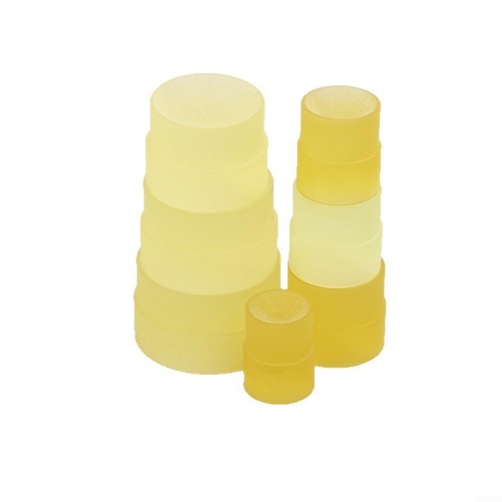 Juego de herramientas de desmontaje de lentes de goma, 7 piezas, para reparación de cámaras, 37 mm - 86 mm, varios tamaños de objetivo, color amarillo