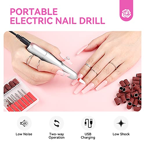 Image of SAVILAND Acrylic Nail Kit for Beginners: Professional Nail Kit with Everything Gel Nail Polish Nail Drill U V Lignht Nail Supplies Salon Home Use Gifts Set