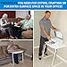 Table-Mate TV Tray Table | Portable Desk Folding Dinner Tray, Couch Table Trays for Eating Snack Food, Portable Laptop Desk, Bed Trays for Eating | Adjustable TV Trays with 3 Angles and Cup Holder
