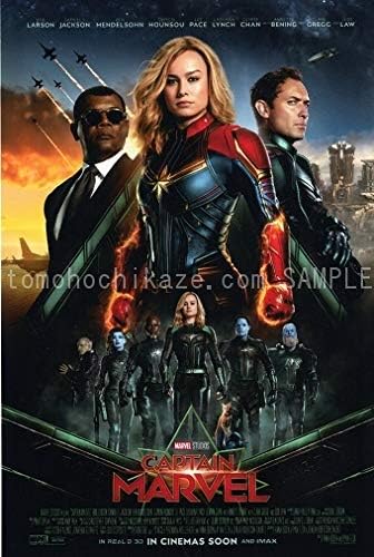 目玉 送料無料 輸入品 未使用 未開封品 映画ポスター キャプテンマーベル Capt 累計販売2万枚突破 Www Iacymperu Org