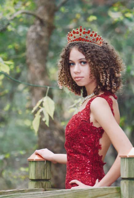 Miniatura 4 de MR Corona roja de reina para mujer, tiara de boda de cristal para novia, diadema de tiara de princesa, accesorios para el cabello para fiesta de